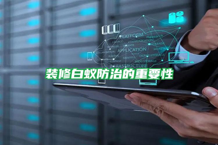 裝修白蟻防治的重要性