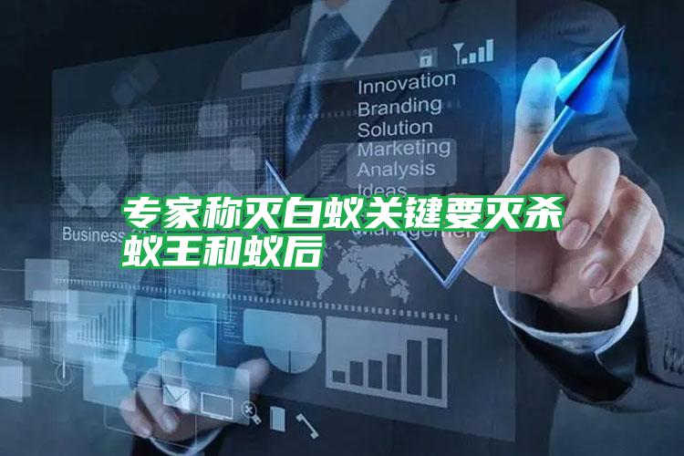 專家稱滅白蟻關(guān)鍵要滅殺蟻王和蟻后