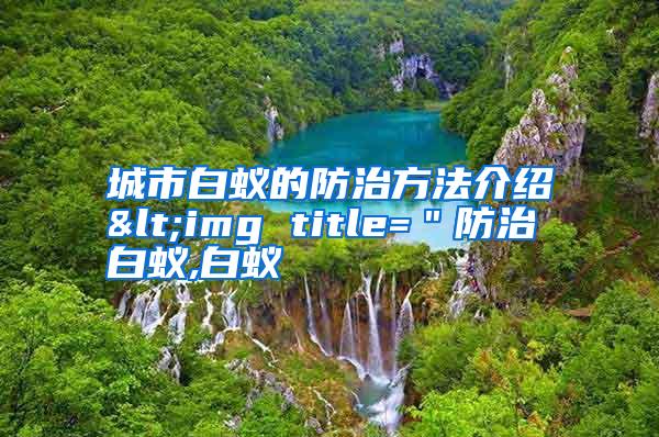 城市白蟻的防治方法介紹<img title="防治白蟻,白蟻