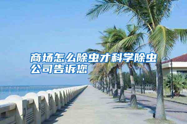 商場(chǎng)怎么除蟲才科學(xué)除蟲公司告訴您