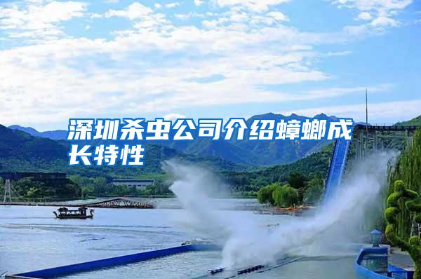 深圳殺蟲公司介紹蟑螂成長特性