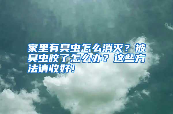 家里有臭蟲怎么消滅?被臭蟲咬了怎么辦?這些方法請收好!
