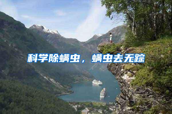 科學除螨蟲,螨蟲去無蹤