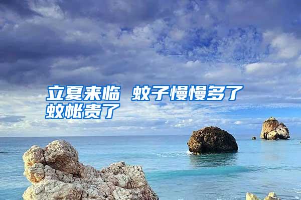 立夏來(lái)臨 蚊子慢慢多了 蚊帳貴了