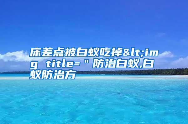 床差點(diǎn)被白蟻吃掉<img title="防治白蟻,白蟻防治方