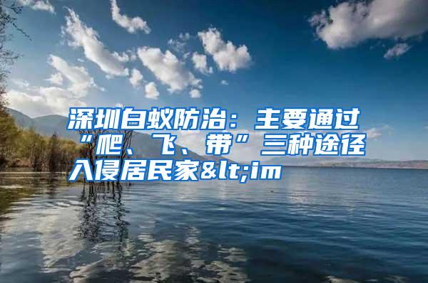 深圳白蟻防治:主要通過(guò)“爬、飛、帶”三種途徑入侵居民家<im