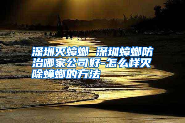 深圳滅蟑螂 深圳蟑螂防治哪家公司好-怎么樣滅除蟑螂的方法