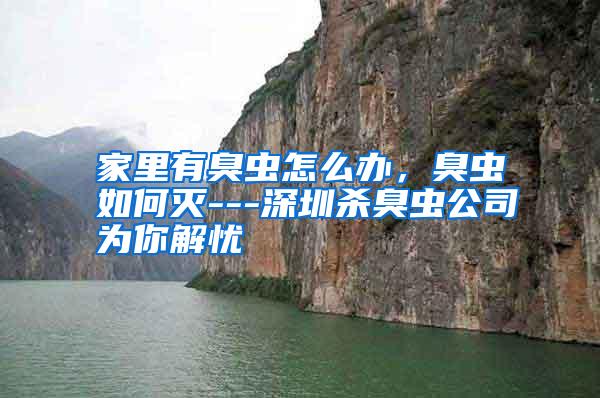 家里有臭蟲(chóng)怎么辦,臭蟲(chóng)如何滅---深圳殺臭蟲(chóng)公司為你解憂